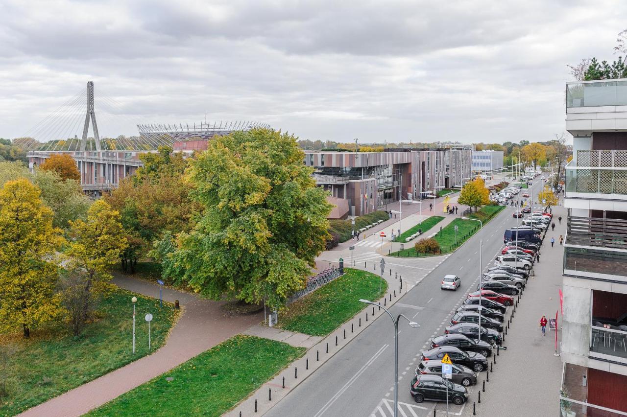 Lumina Apart With A Large Balcony Near Presidential Palace And River Warsawa Bagian luar foto